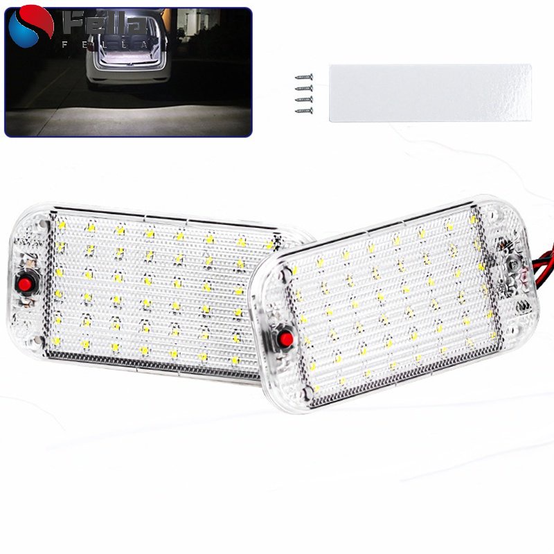 Bảng Đèn LED 48 Bóng 12V-24V Ánh Sáng Trắng Cao Dành Cho Ô Tô / Xe Tải