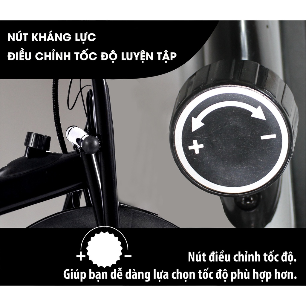 Xe Đạp Tập Gym Tại Nhà, Máy Đạp Xe Tập Thể Thao Tập Gym Trong Nhà Kết Hợp Tay Chân Có Đồng Hồ Cảm Biến Nhịp Tim