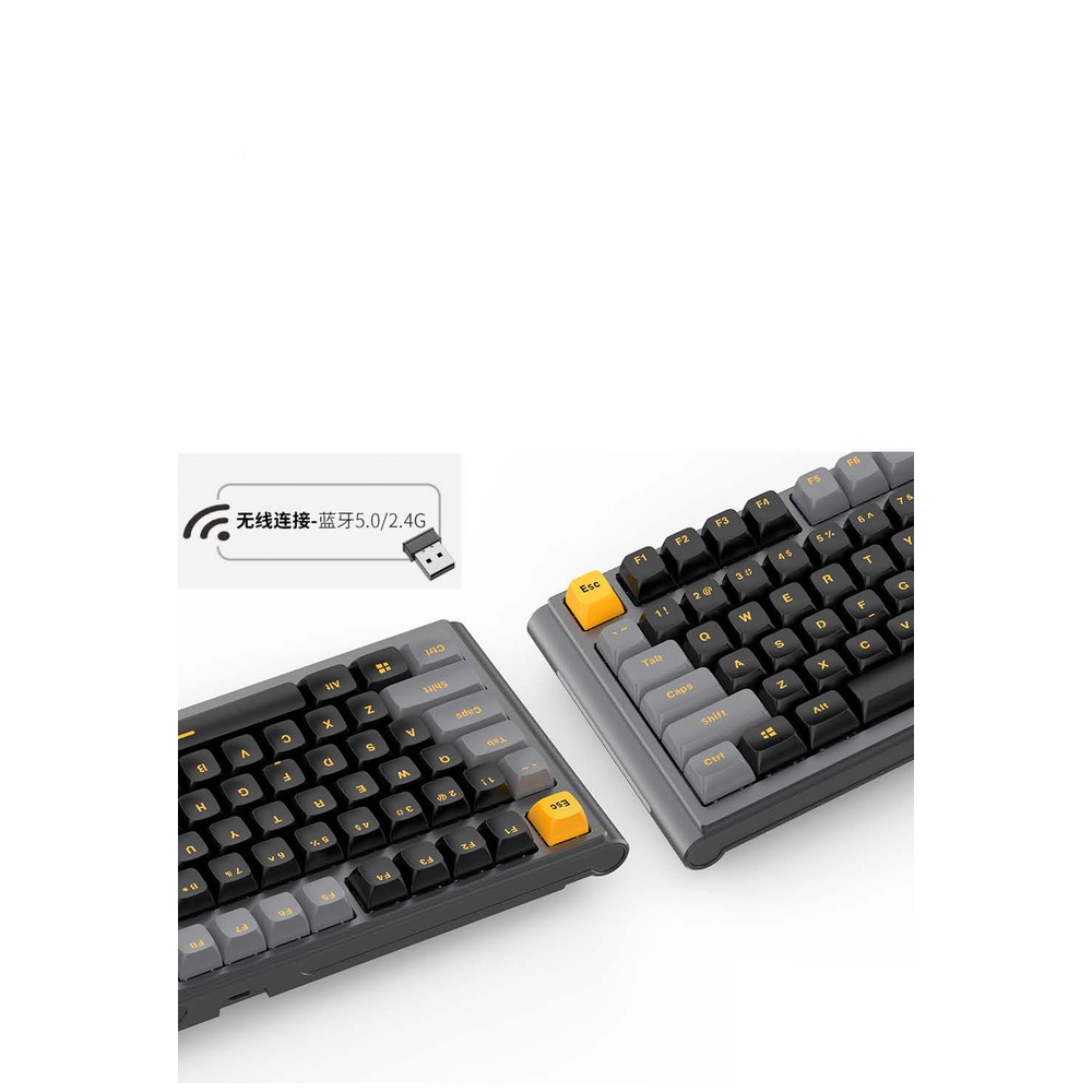 Bàn Phím Cơ Mxrskey Ck820 Nhôm CNC - 3Mode RGB hotswap gasket