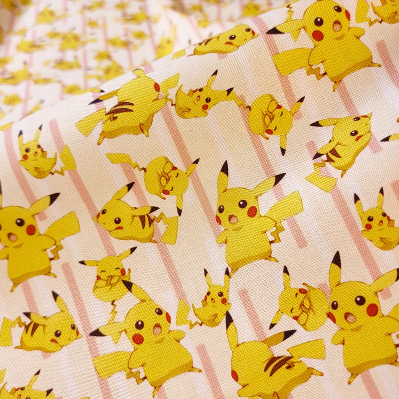 Vải 100% Cotton Chất Lượng Cao Họa Tiết Hoạt Hình Đáng Yêu