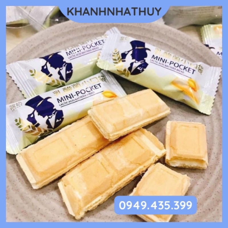 Combo 4 cái bánh sữa chua mini pocket dùng thử