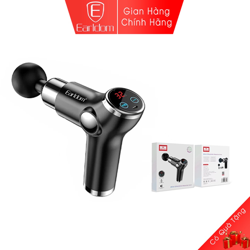 Máy Mát Xa Cầm Tay Mini Earldom V3, 4 Đầu 6 Chế Độ Tay Cầm Nhỏ Gọn Dễ Dàng Sử Dụng