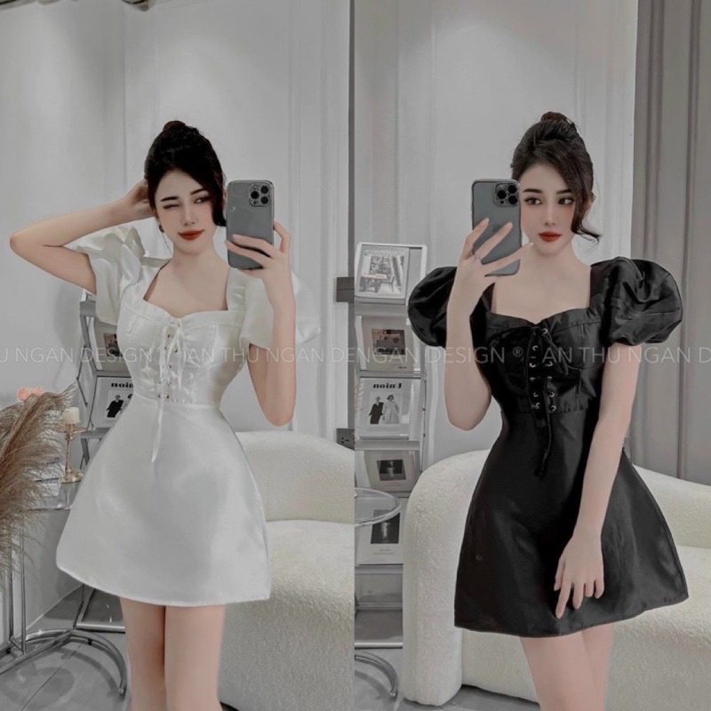 🎀 ĐẦM TAY PHỒNG ĐAN NGỰC 60-90kg 🎀 BIGSIZE RIN HEO