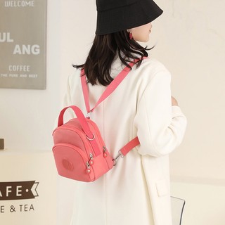 Balo Mini Vải Trơn BL21 Hồng