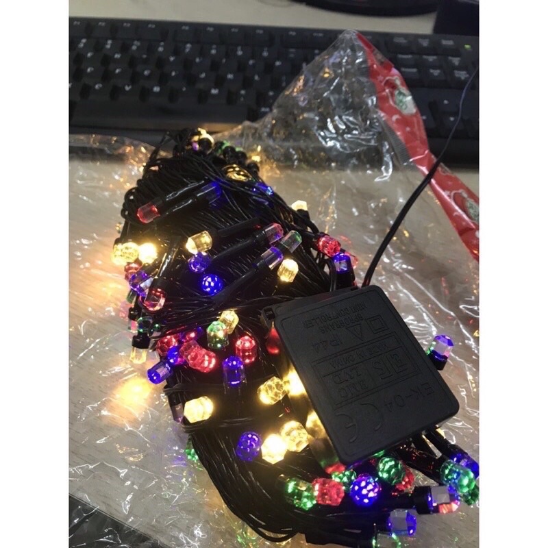 Bộ dây đèn led nháy 40m trang trí trong phòng và ngoài trời