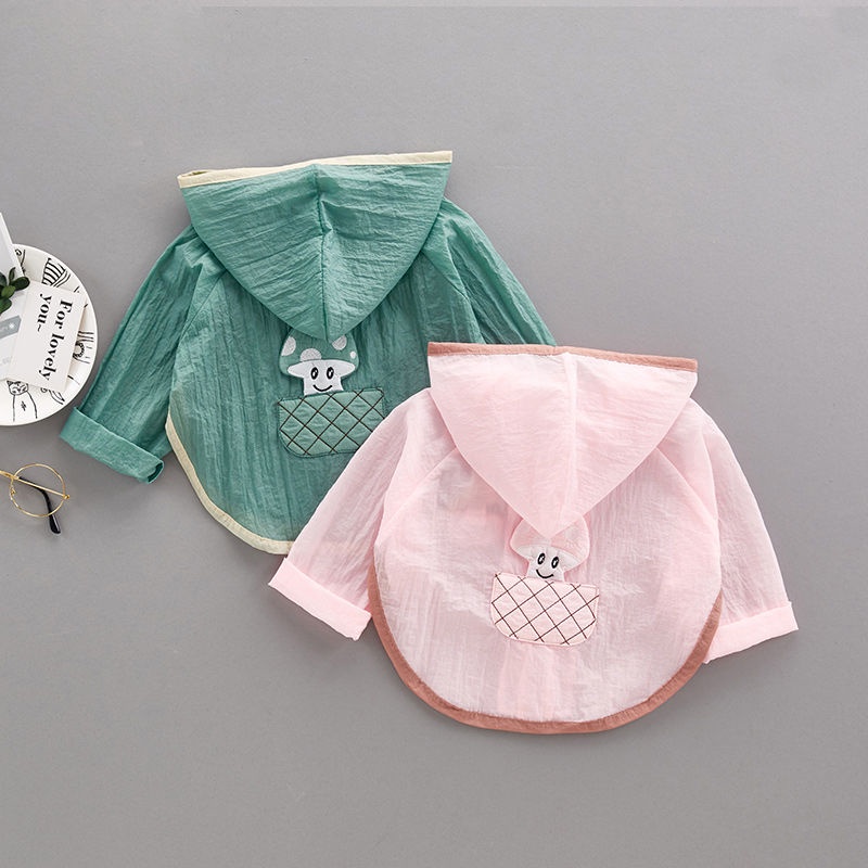 ♧Áo Sơ Mi Chống Nắng / Muỗi Phong Cách Nhật Bản Thời Trang Mùa Hè Mới Cho Bé