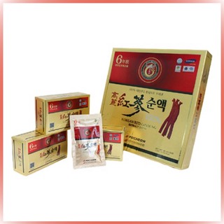 Nước hồng sâm Pocheon nguyên chất hàn quốc chính hãng hộp 30 gói x 80ml korean red ginseng extract drink