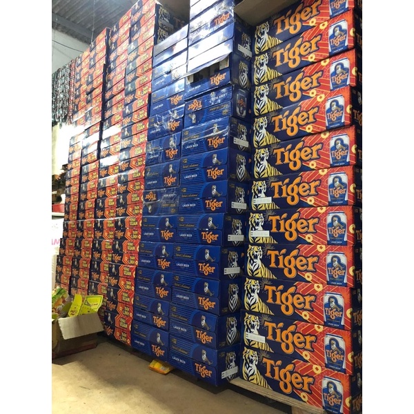 Thùng bia Tiger 24 lon 330ml