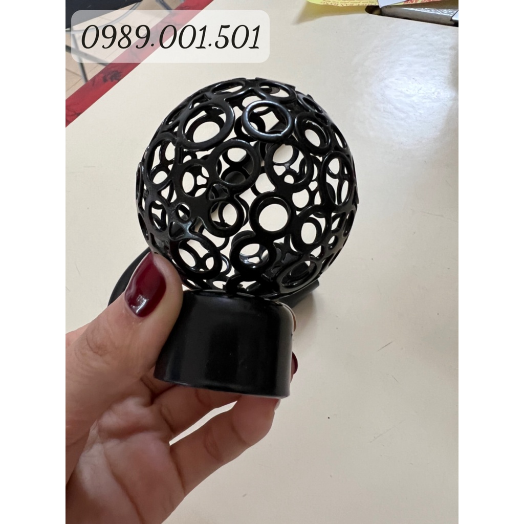 Tay Cài rèm , vén rèm 2 trong 1 hình quả cầu