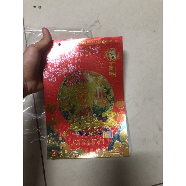 lịch bloc 2023 cỡ siêu đại lỡ khổ 17x25cm gốc 140k