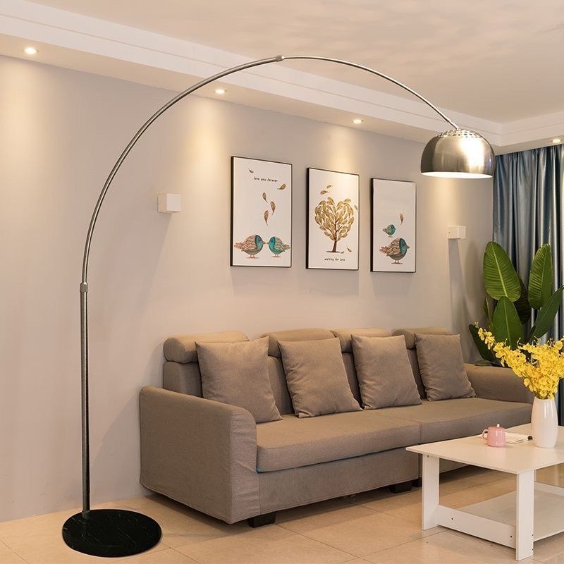 Đèn cây đứng BOW dáng cong decor phòng homezzdecor