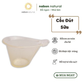 Cốc đút sữa cho trẻ sơ sinh, đã tiệt trùng Nabon Natural