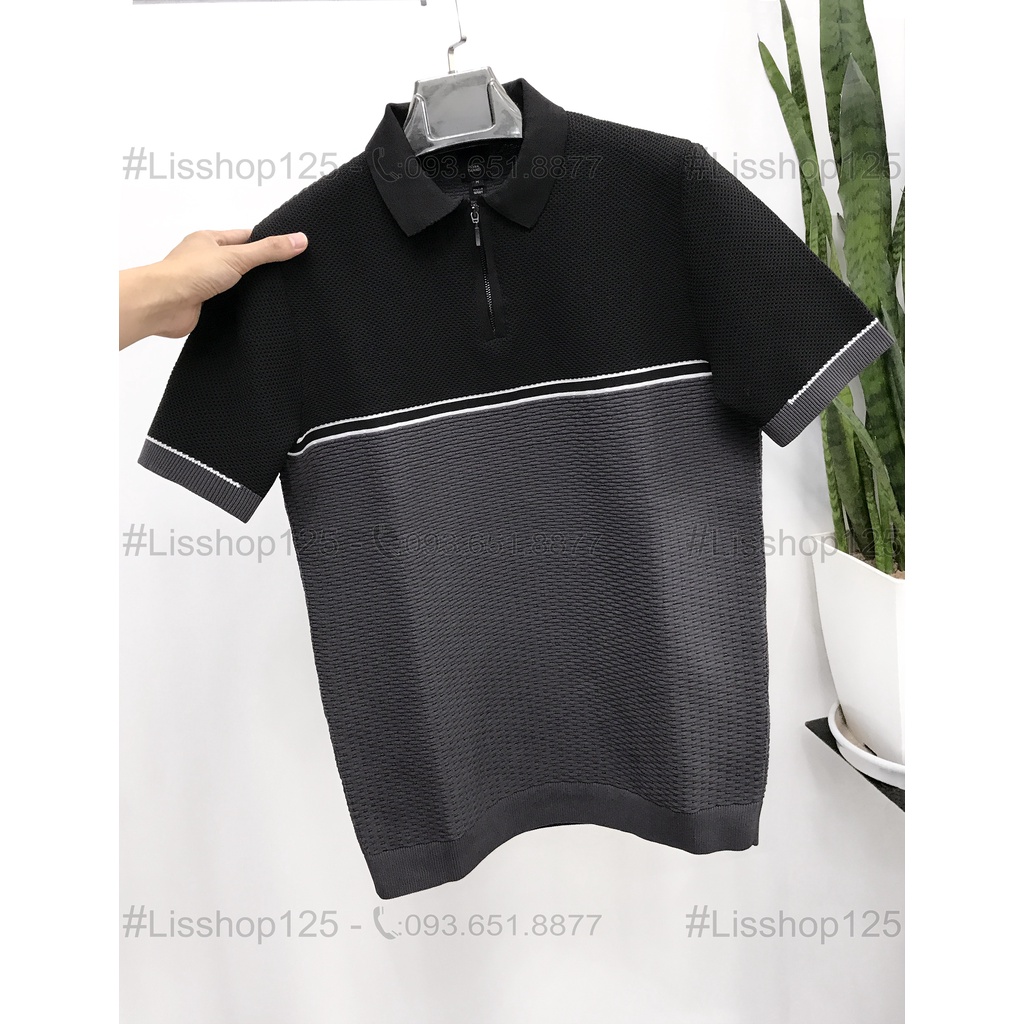 Áo Polo Len Nam River Island Authentic