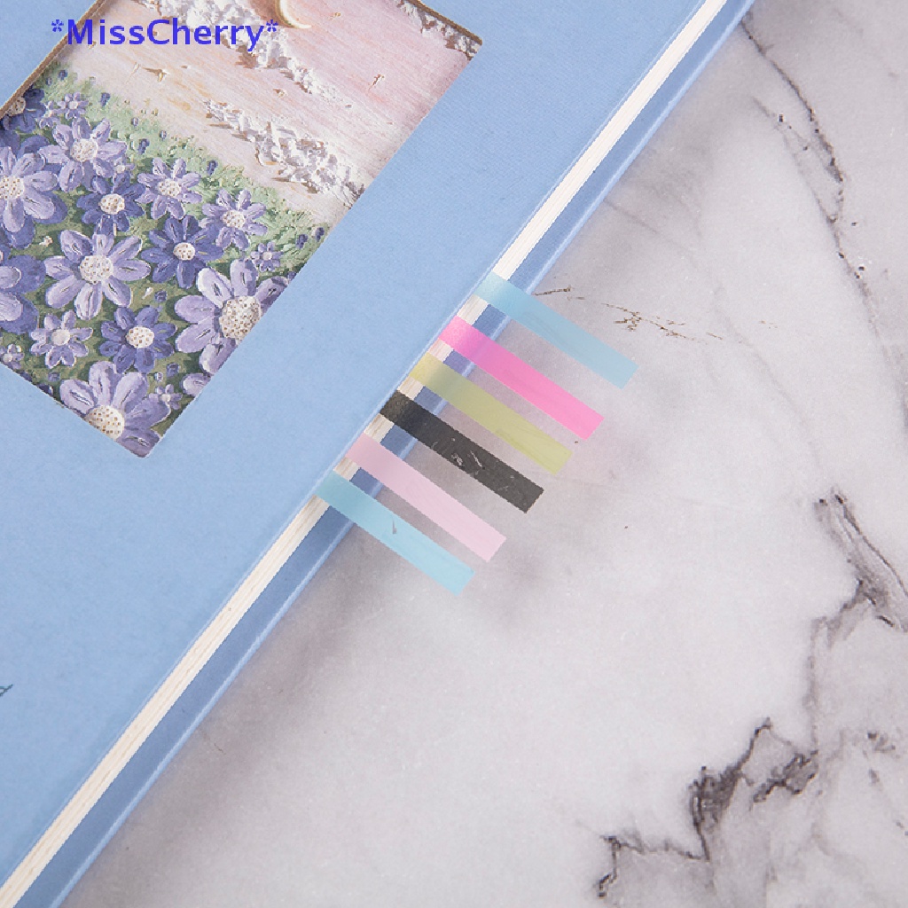 Bộ 300 Miếng Dán Ghi Chú Màu Dạ Quang Trong Suốt Mới