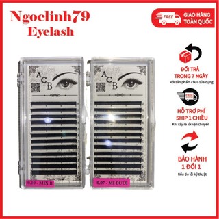 Mi dưới cong j _ b mix _dụng cụ nối mi_ngọc linh