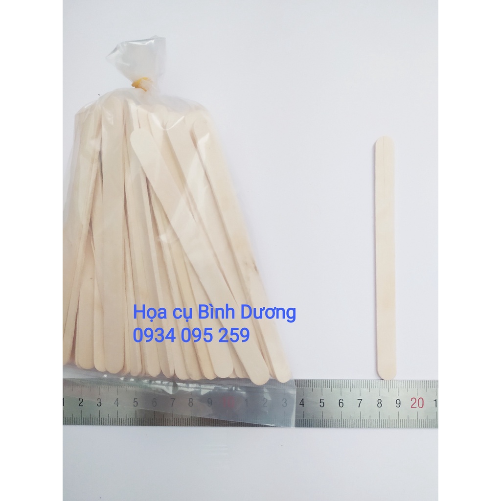 Que kem - que gỗ làm nhà - que gỗ handmade - que kem đếm