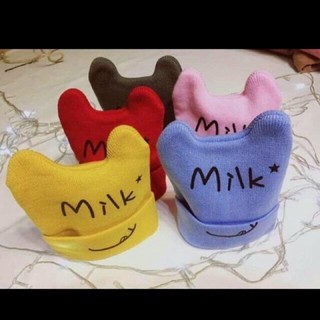 Giá sỉ- Mũ len milk cho bé ( xả kho)