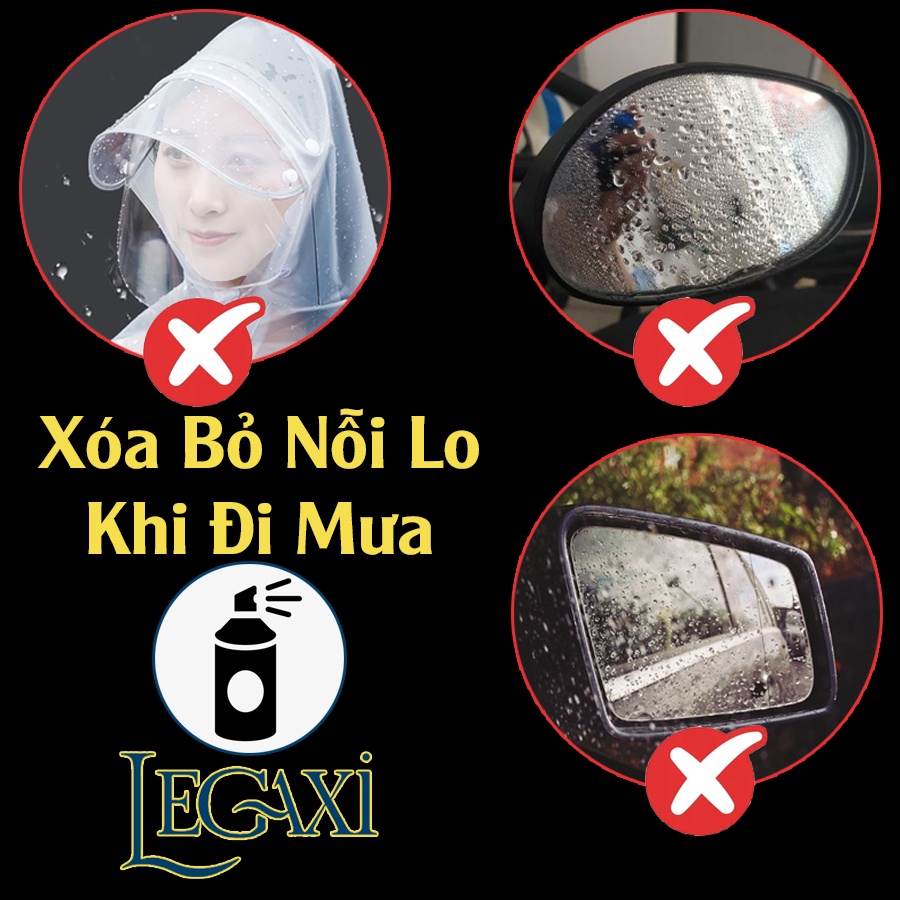 Chai Xịt Nano Chống Đọng Nước Chống Sương Mù Làm Mờ Cho Kính Bảo Hộ, Mặt Nạ Lặn Legaxi