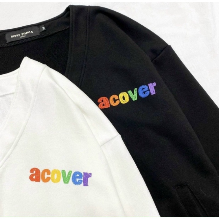 Áo Khoác Cardigan ACOVER Phối Hoạ Tiết Dễ Thương GKT59