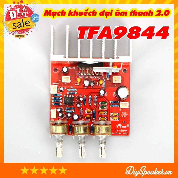 Mạch khuếch đại công suất 2.0 TFA 9844 20W*2