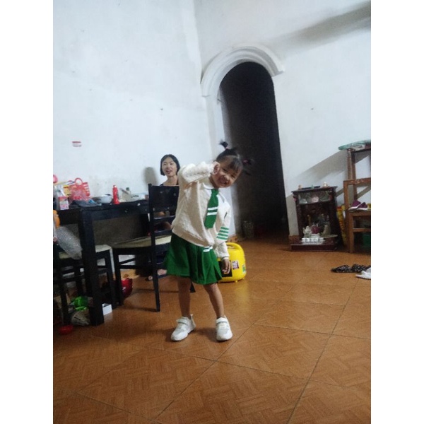 Set váy học sinh bé gái