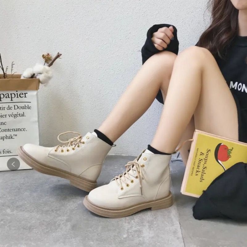 Boot lửng đế nâu Hirostore - Ảnh thật ở cuối