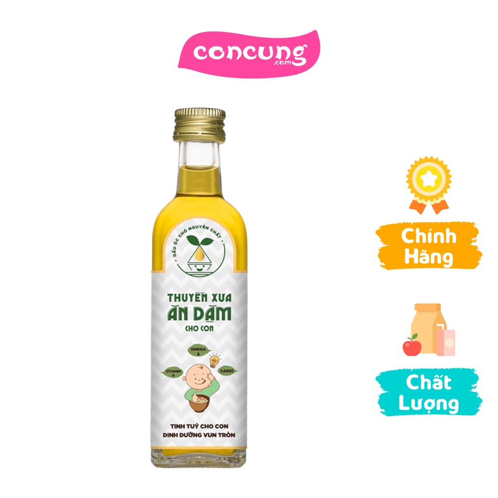 Dầu Óc Chó Nguyên Chất Thuyền Xưa Ăn Dặm Cho Con 65ml