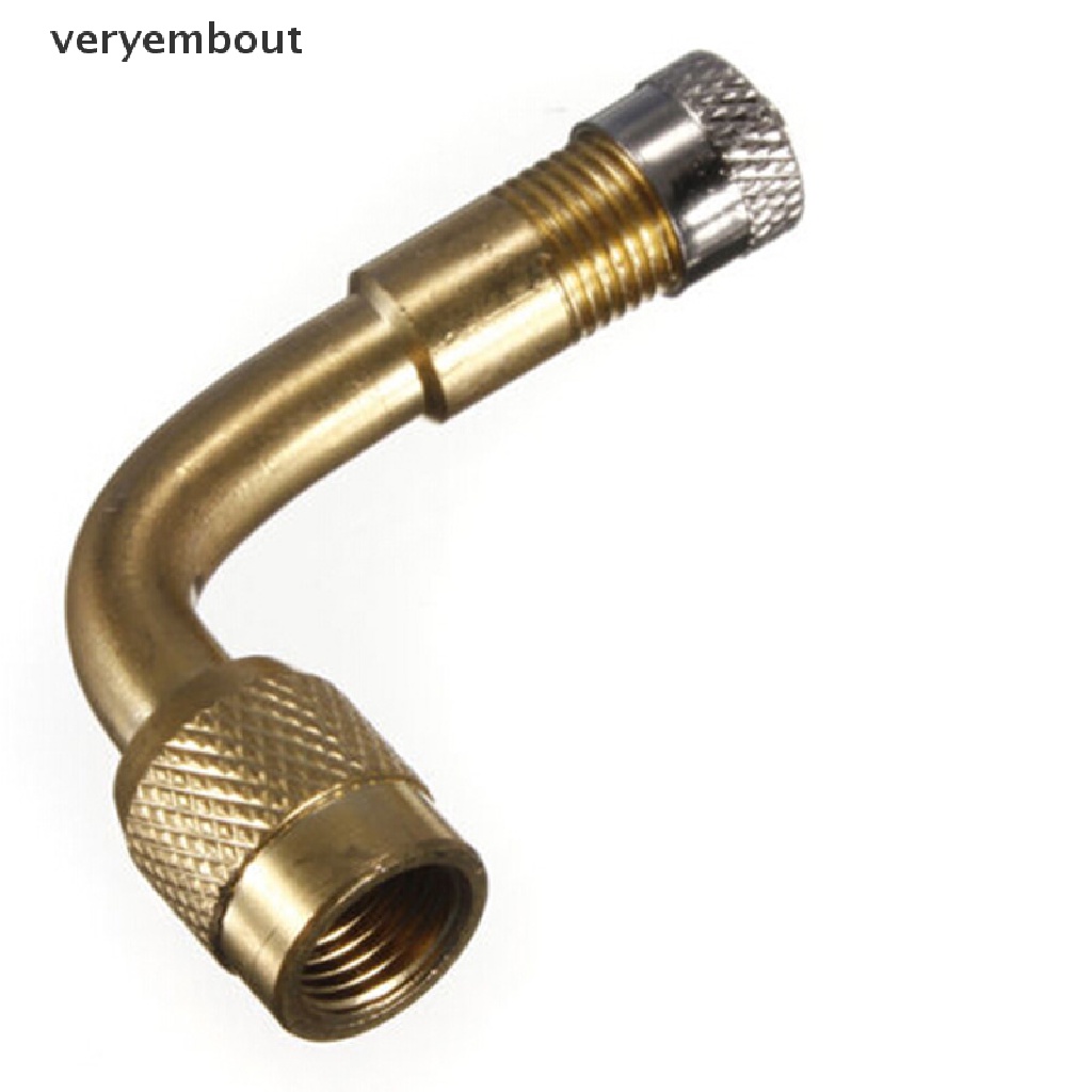 1 Đầu Nối Dài Van Lốp Xe Máy / Xe Hơi Góc 90 Độ