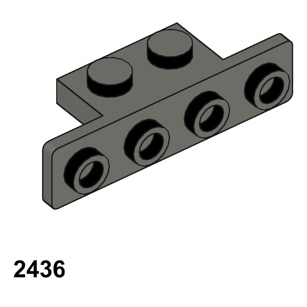 Combo 5 Cái Phụ kiện Moc Lego Mã 2436 ( đen )