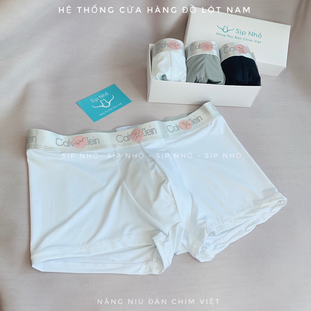 Quần sịp nam thun lạnh quần lót đùi nam chất thun co dãn mềm mịn thoải mái