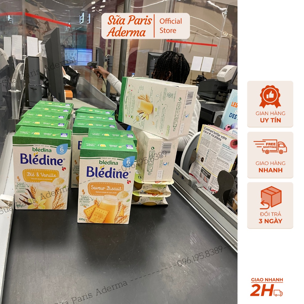 Bột lắc sữa Bledina - bột pha sữa bledine pháp - hàng air, mẫu mới_Sữa Paris Aderma.