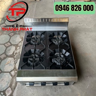 Bếp âu 4 họng đánh lửa tự động và giá kê chân