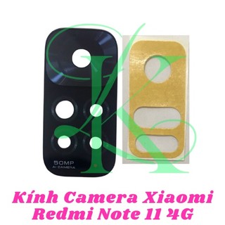 Mặt kính camera XM redmi note 11 4g (sẵn keo dán)