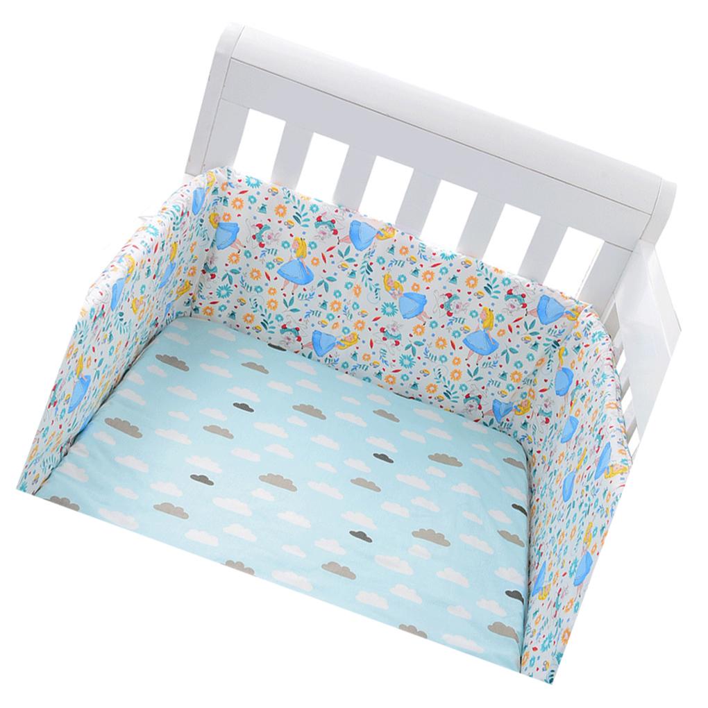 Đệm Lót Cũi Em Bé Chống Va Chạm Bảo Vệ An Toàn