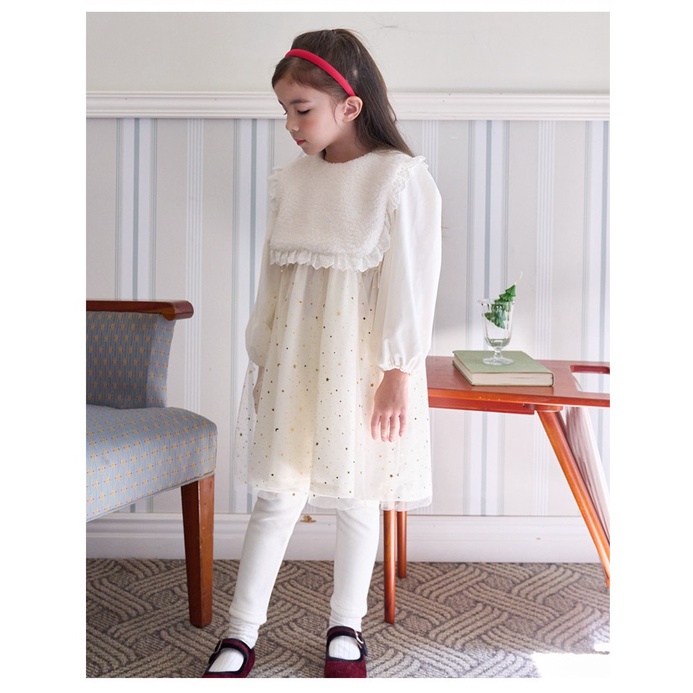 Váy nhung voan lấp lánh Bebezoo cho bé gái BEB4OP105