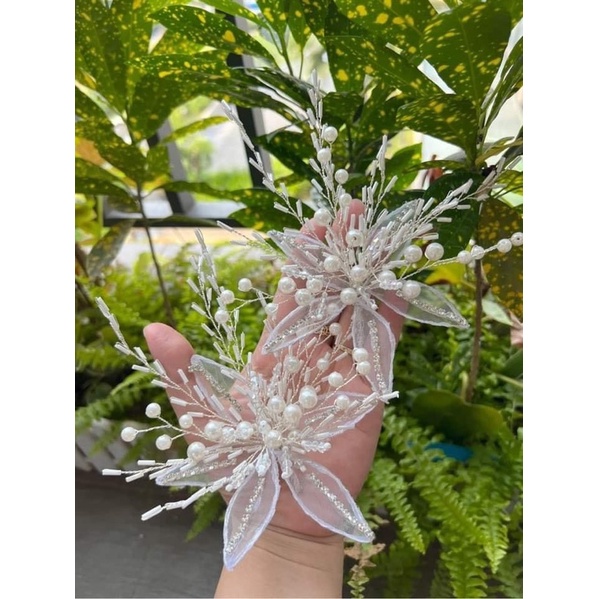 Cài tóc cô dâu gắn đá cao cấp