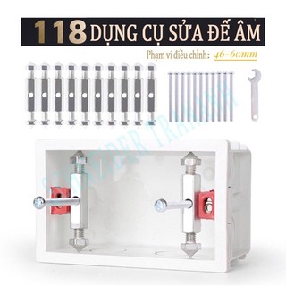 {10 Chiếc} Dụng Cụ Loại 118 Sửa Đế Âm Hình Chữ Nhật vỡ CNBV