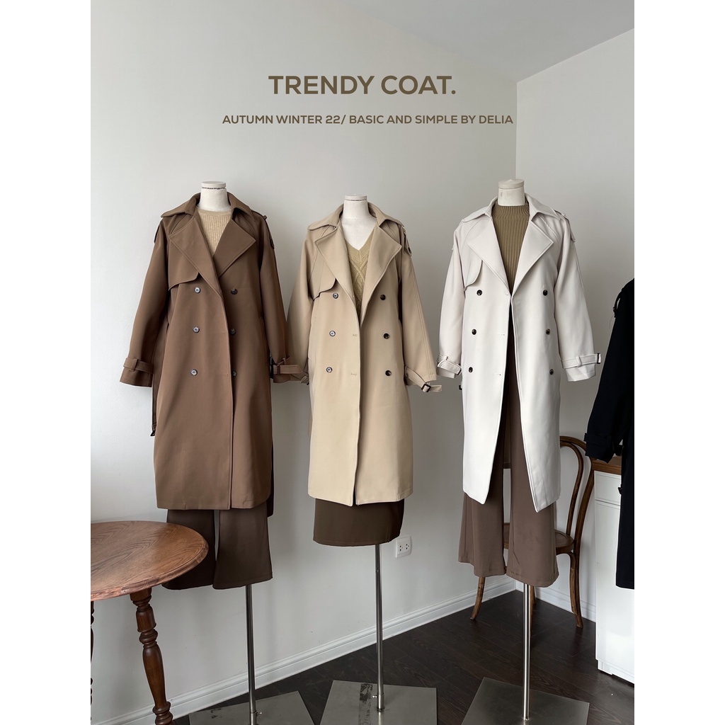 9913 ÁO MANGTO DÁNG DÀI 6 CÚC