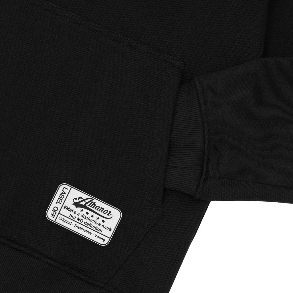 Áo hoodie Athanor form rộng tay phồng chất nỉ bông 100%cotton premium mẫu Mode lửa
