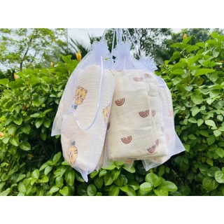 Khăn tắm xô Muslin cho bé