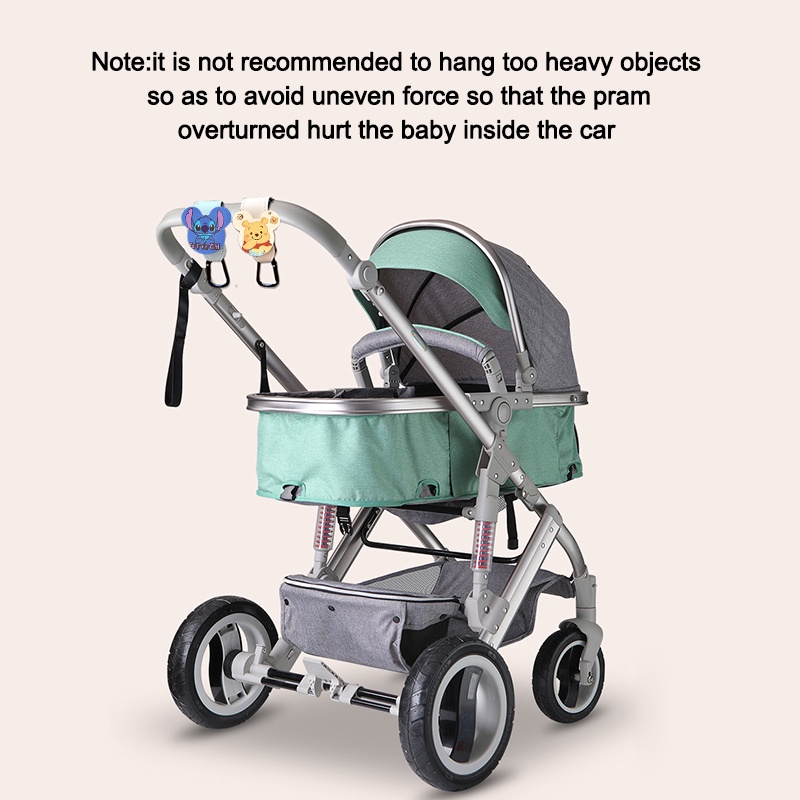 Móc Treo Đồ Hoạt Hình Gắn Xe Đẩy Em Bé Tiện Dụng