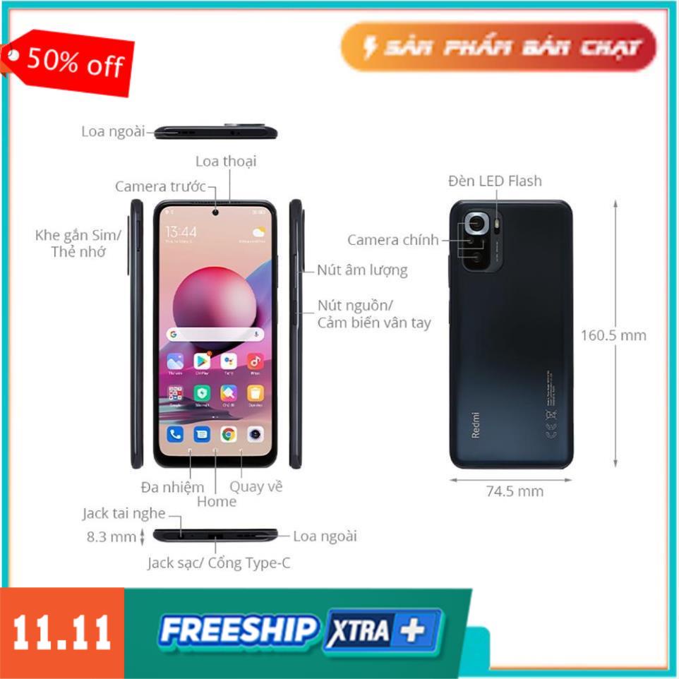 Điện Thoại Xiaomi Redmi Note 10S Cấu Hình Cao Pin Khủng Bảo Hành Dài
