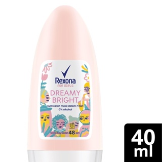 Image of Rexona Roll On (Deodorant Wanita Remaja) Dreamy Bright 40Ml