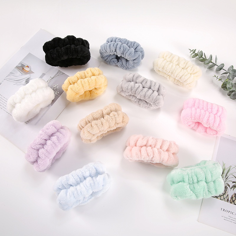 Bộ 2 Cái Băng Đeo Cổ Tay Mềm Mại Chống Ẩm In Hoạt Hình Cinnamoroll Dễ Thương Cho Nữ