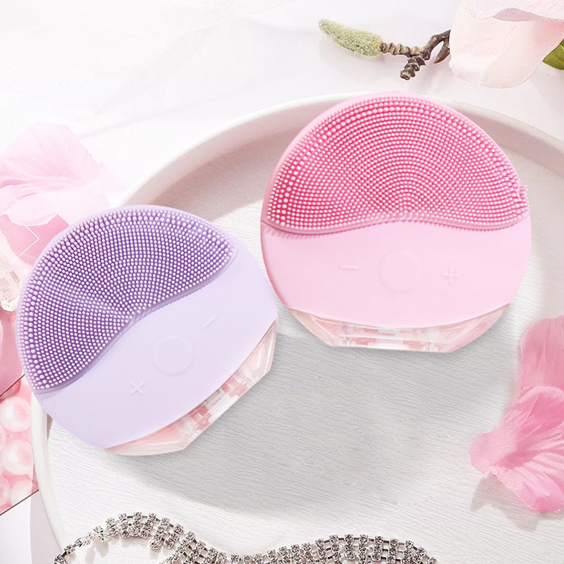 Máy rửa mặt - Massage Rung sóng siêu âm 12 Chế Độ Làm sạch sâu tẩy tế bào chết (BH 1 đổi 1)