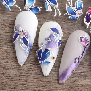 Sticker trang trí dán móng nổi 5D siêu đẹp