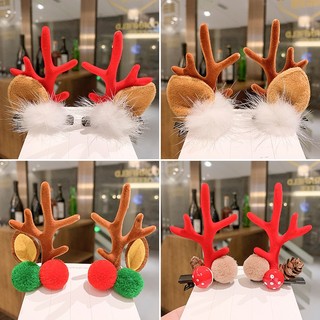 Kẹp tóc tuần lộc giáng sinh, noel , cài tóc tuần lộc