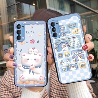 Ốp lưng Oppo Reno4 / Reno4 Pro / Reno 4 gấu xanh đỏ ốp gấu cute bo viền