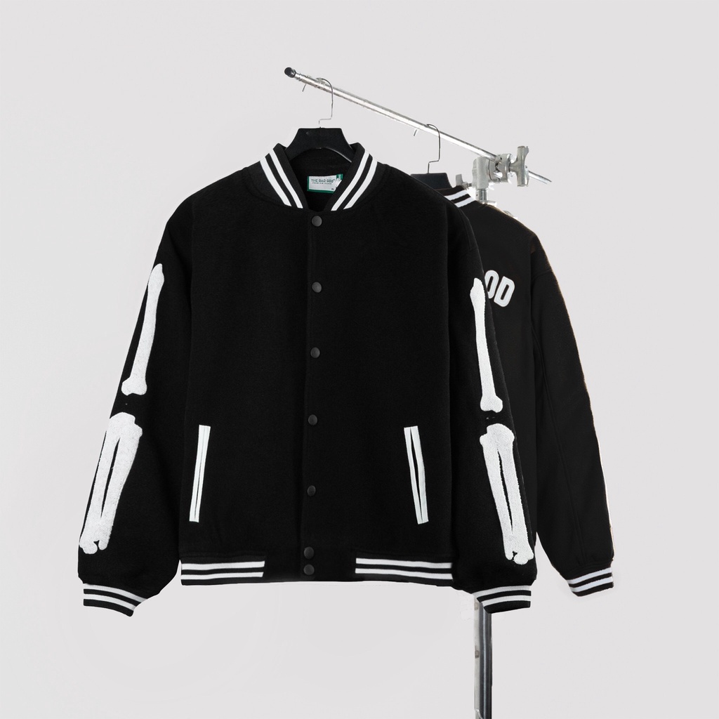 Áo khoác bomber varsity jacket The Bad God Armbony