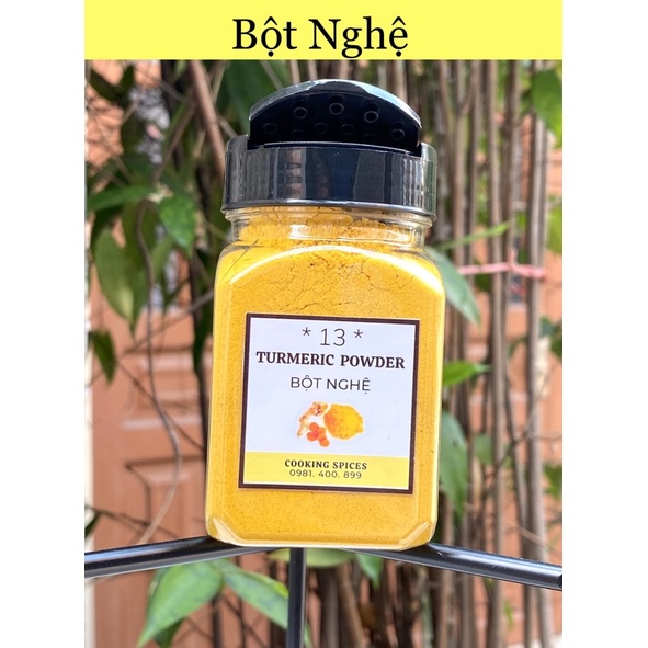 Bột nghệ thực phẩm nấu ăn (Turmeric powder). [ Hũ 120ml ]